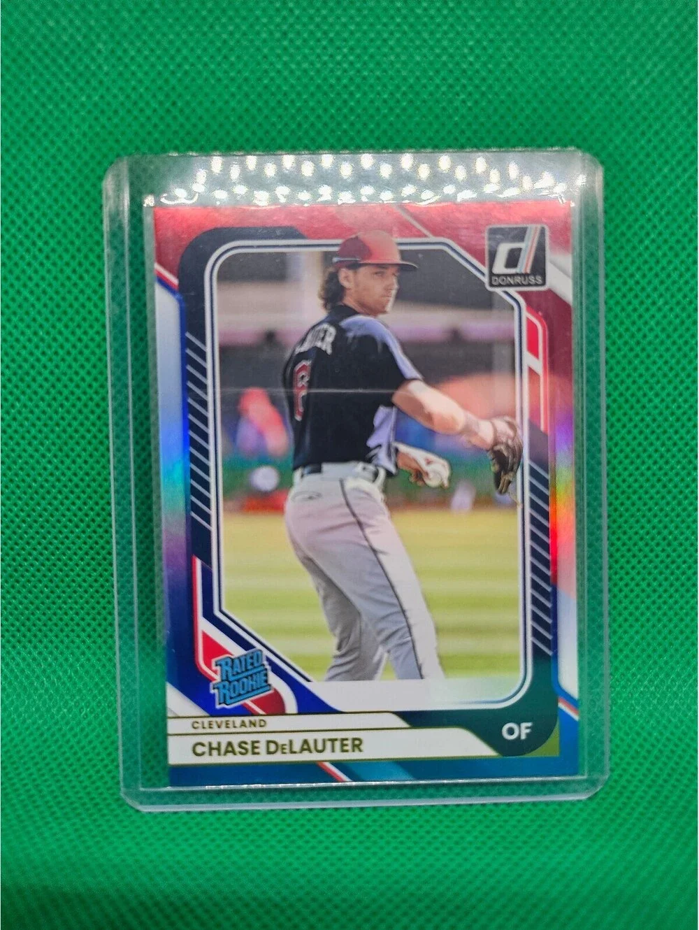 Chase DeLauter (RC) [Red/Blue Optic] #3 - 2026 Panini Donruss - Guardians